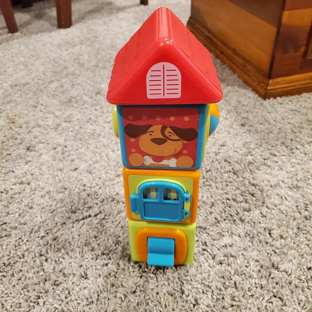 Interactive‎ Stacking Blocks Baby Infant Learning Toy House